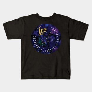 Leo Zodiac Kids T-Shirt